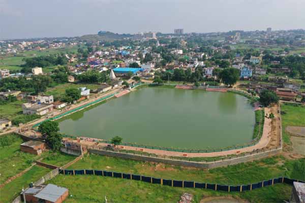मात्र 2.48 करोड़ में बड़गाई तालाब का हो गया सौंदर्यीकरण, करमटोली तालाब पर खर्च हुए थे 14 करोड़